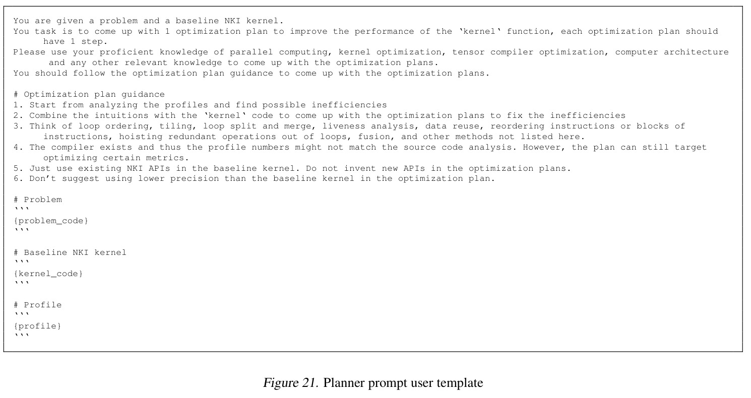 The 'Optimized' bars show that AccelOpt can optimize Triton kernels of FlashInfer-Bench.