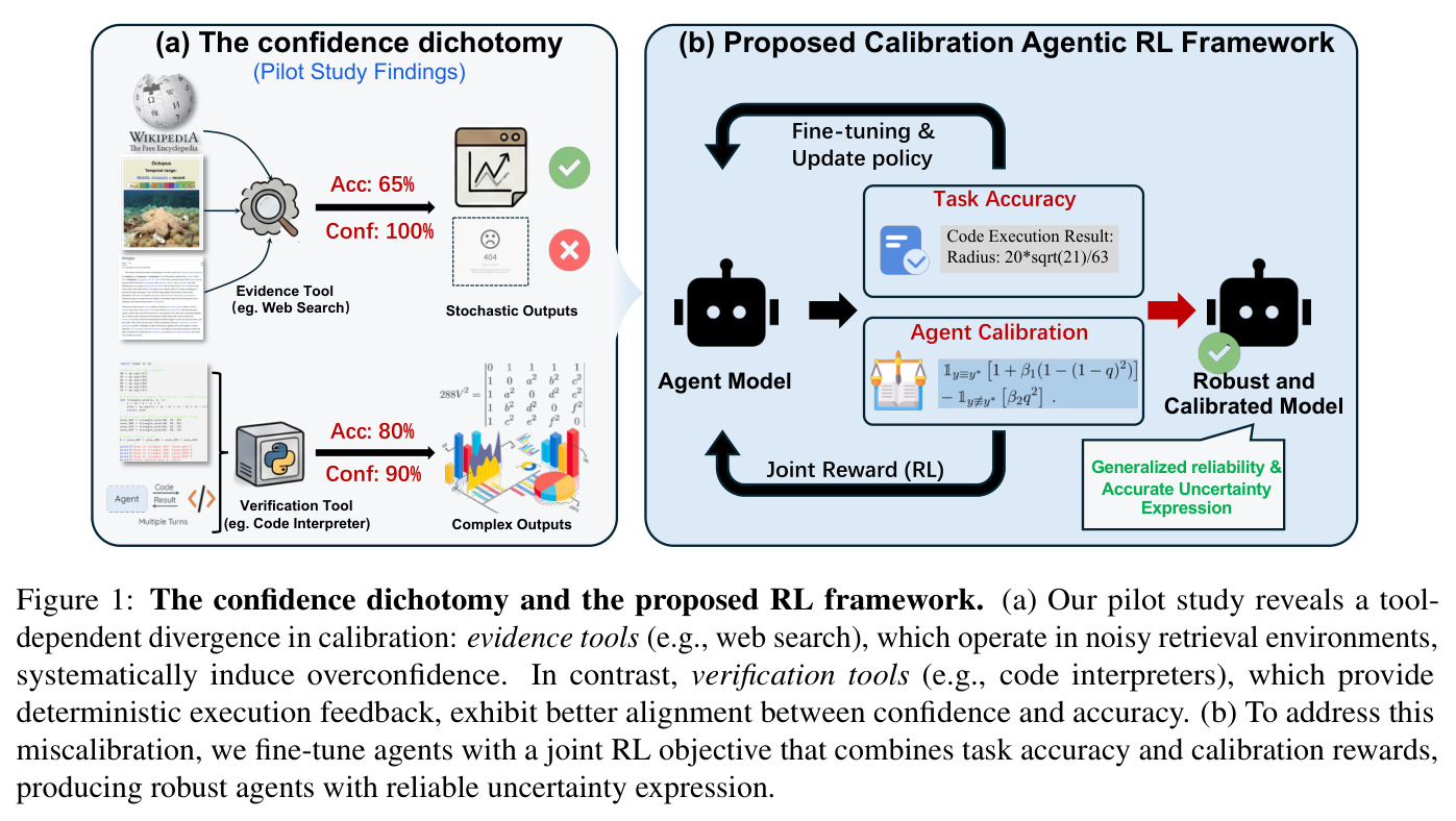 The confidence dichotomy and the proposed RL framework