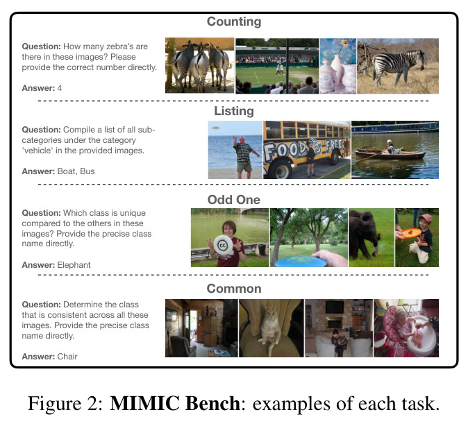 MIMIC 基准任务示例