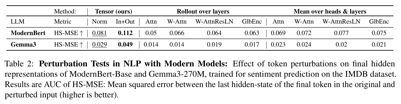 现代模型的 NLP 扰动测试（ModernBert 和 Gemma3）