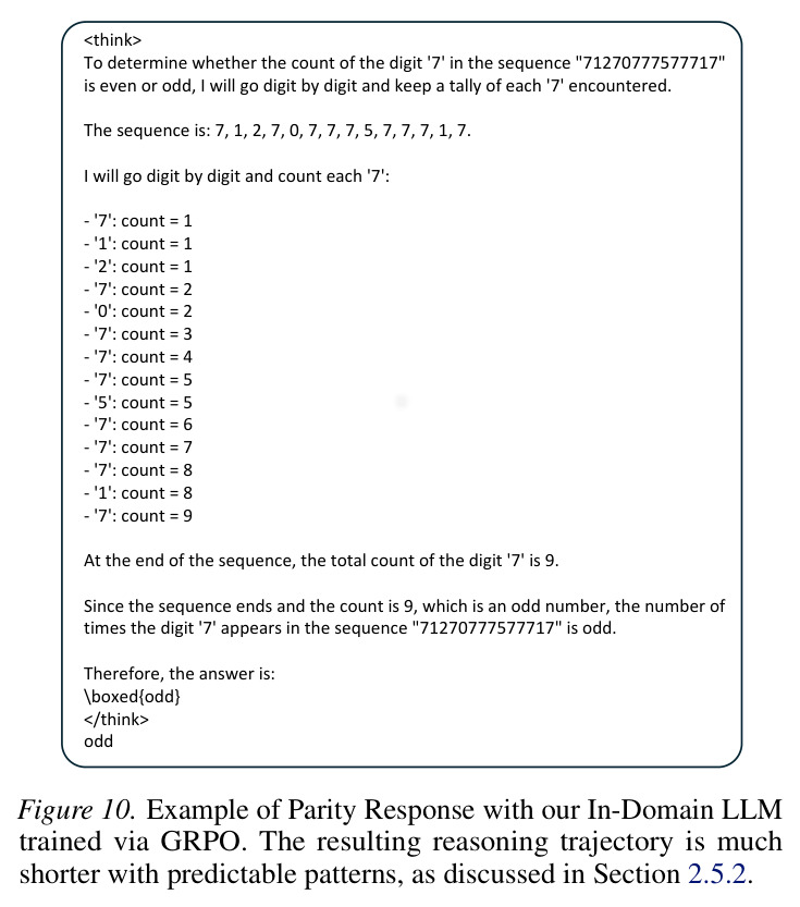 Off-the-Shelf LLM的Parity推理示例
