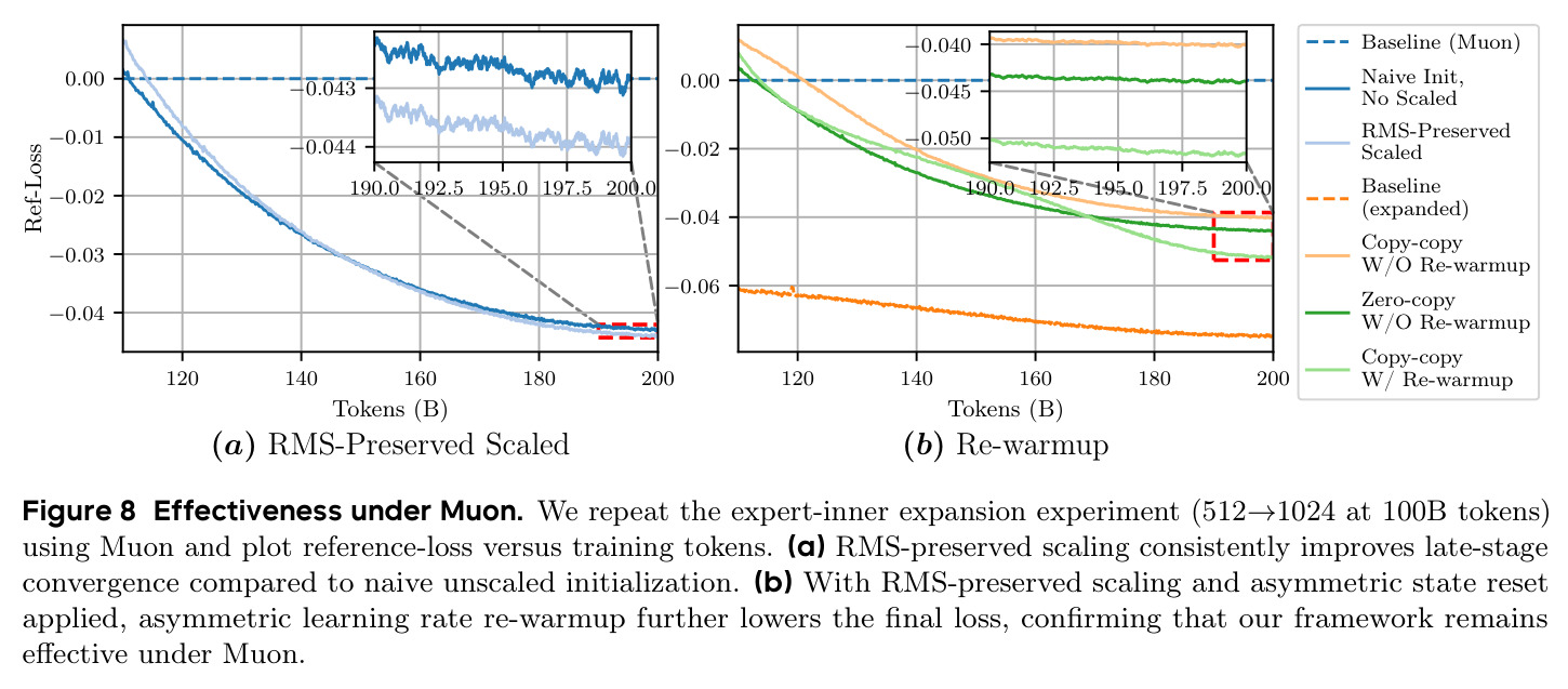 Effectiveness under Muon optimizer