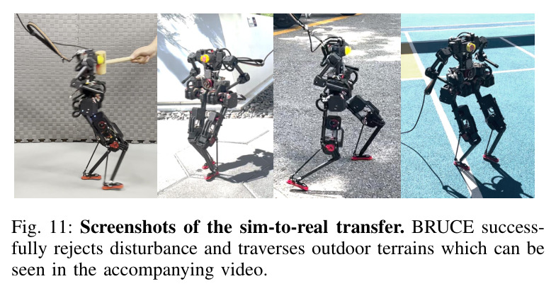 Sim-to-real 迁移的实际效果截图