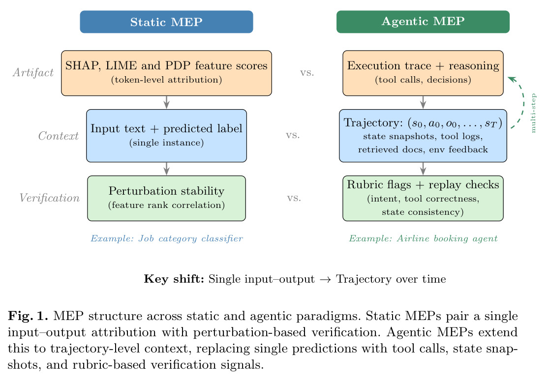MEP structure across static and agentic paradigms