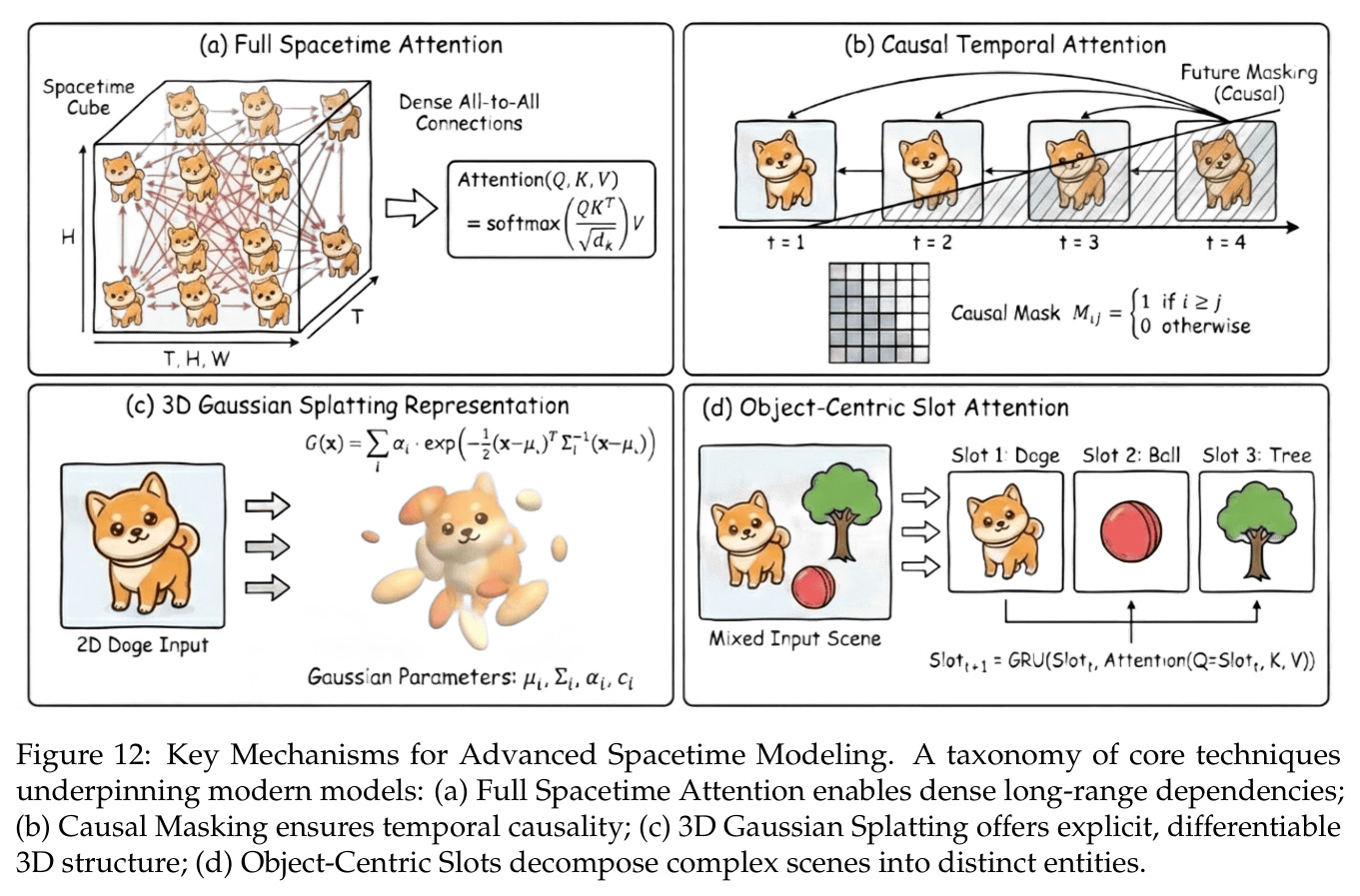 Key Mechanisms for Advanced Spacetime Modeling