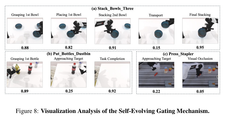 Visualization Analysis of the Self-Evolving Gating Mechanism.