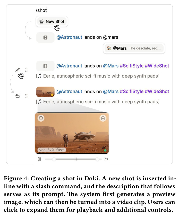 Creating a shot in Doki.