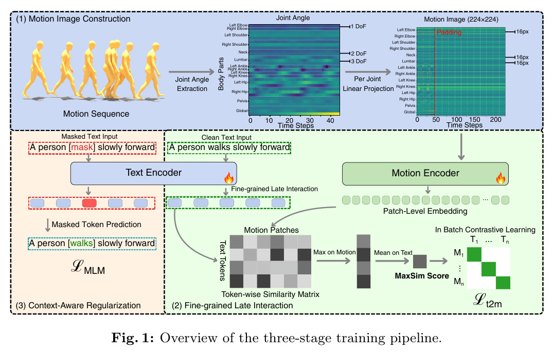 Overview of the three-stage training pipeline.