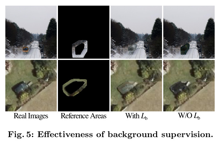 Effectiveness of background supervision.