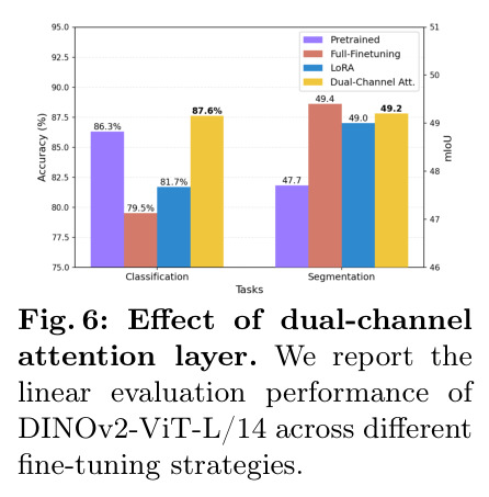 Effect of dual-channel attention layer
