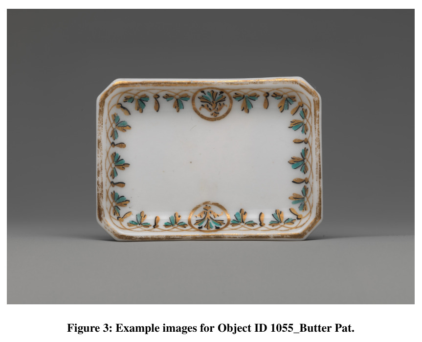 Example images for Object ID 1055_Butter Pat.