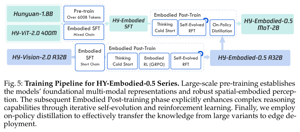 Training Pipeline for HY-Embodied-0.5 Series.