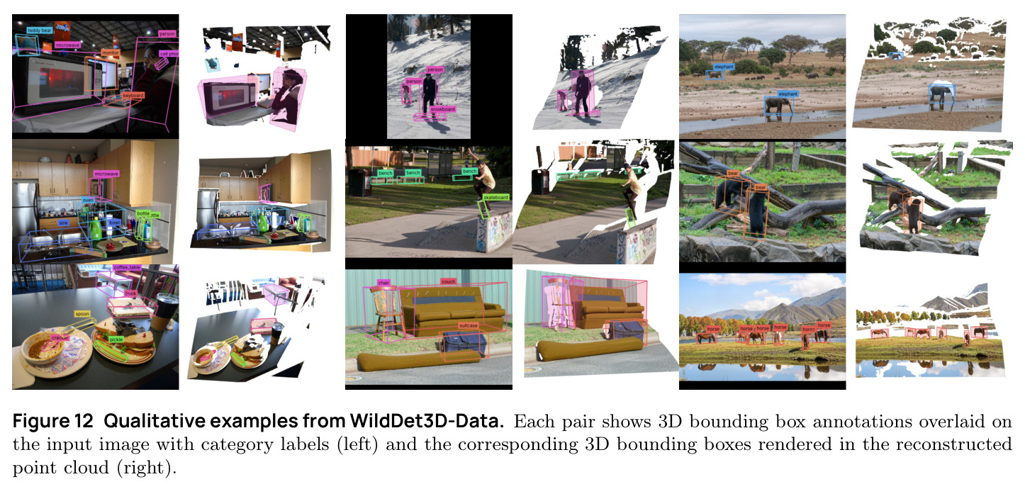 More WildDet3D-Data examples (附录 E)