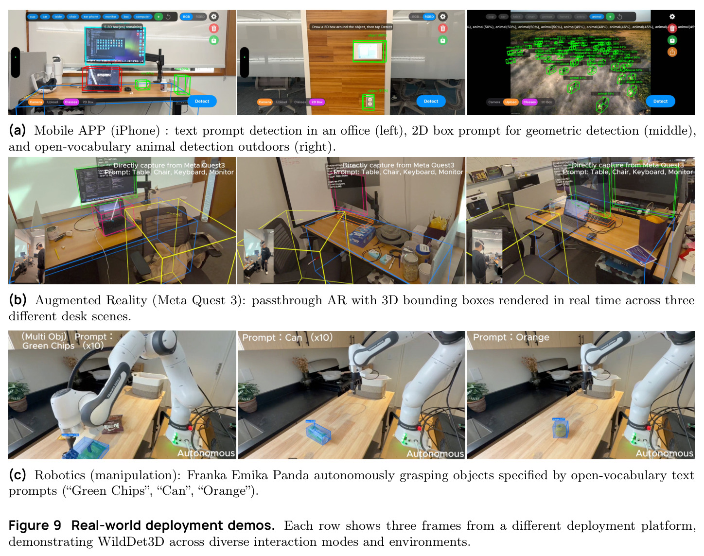 Real-world deployment demos