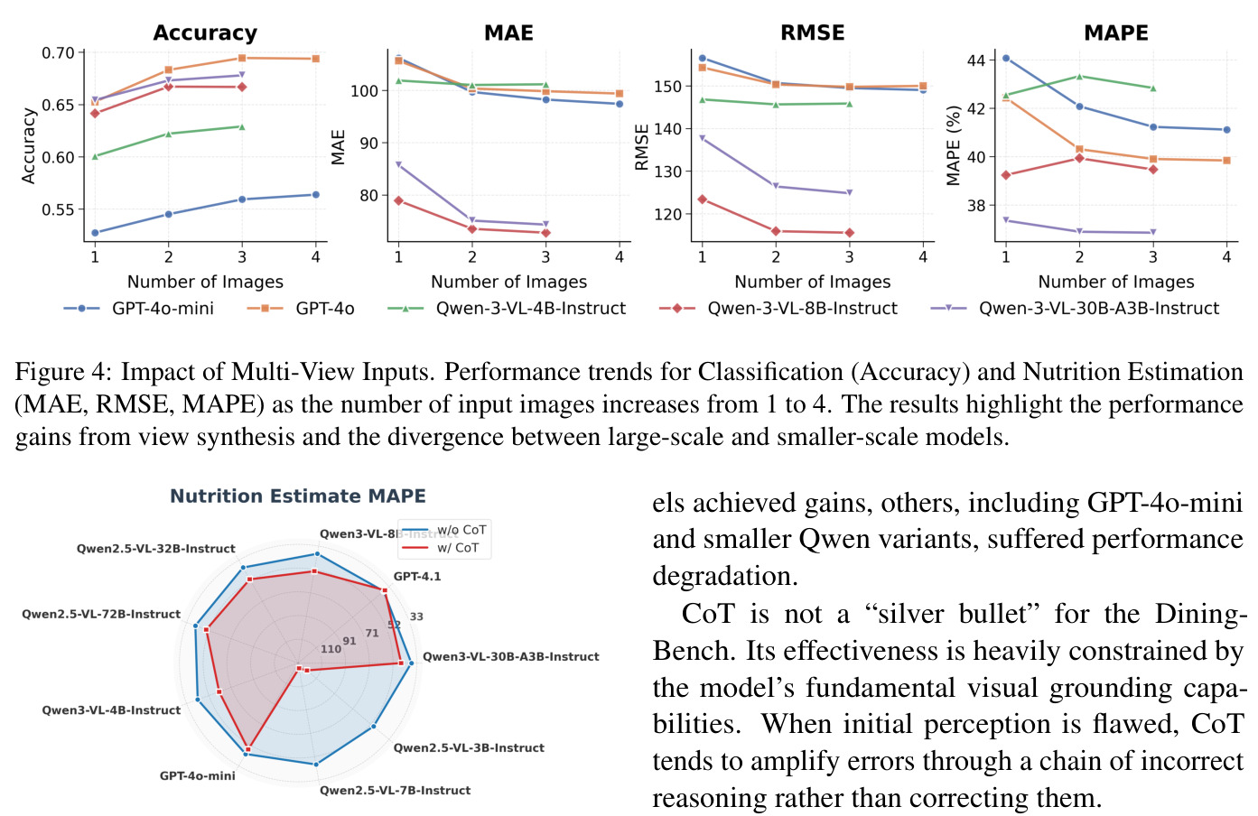 Impact of Multi-View Inputs