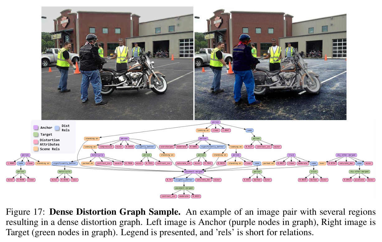 Dense Distortion Graph Sample — 一张图对的稠密 DG 样本。