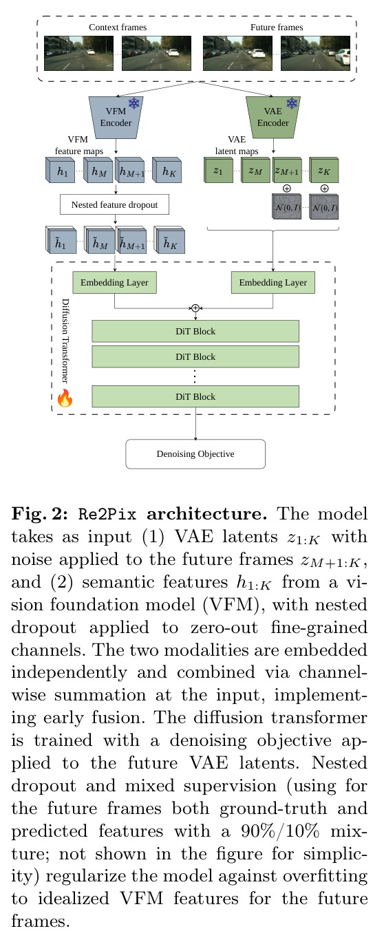 Re2Pix architecture(扩散 Transformer 训练期细节)