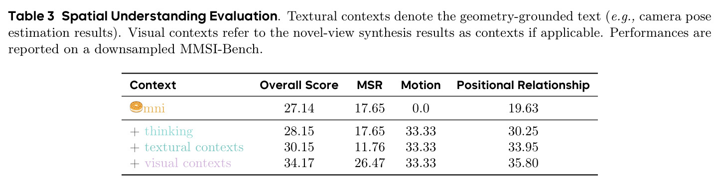 Spatial Understanding Evaluation