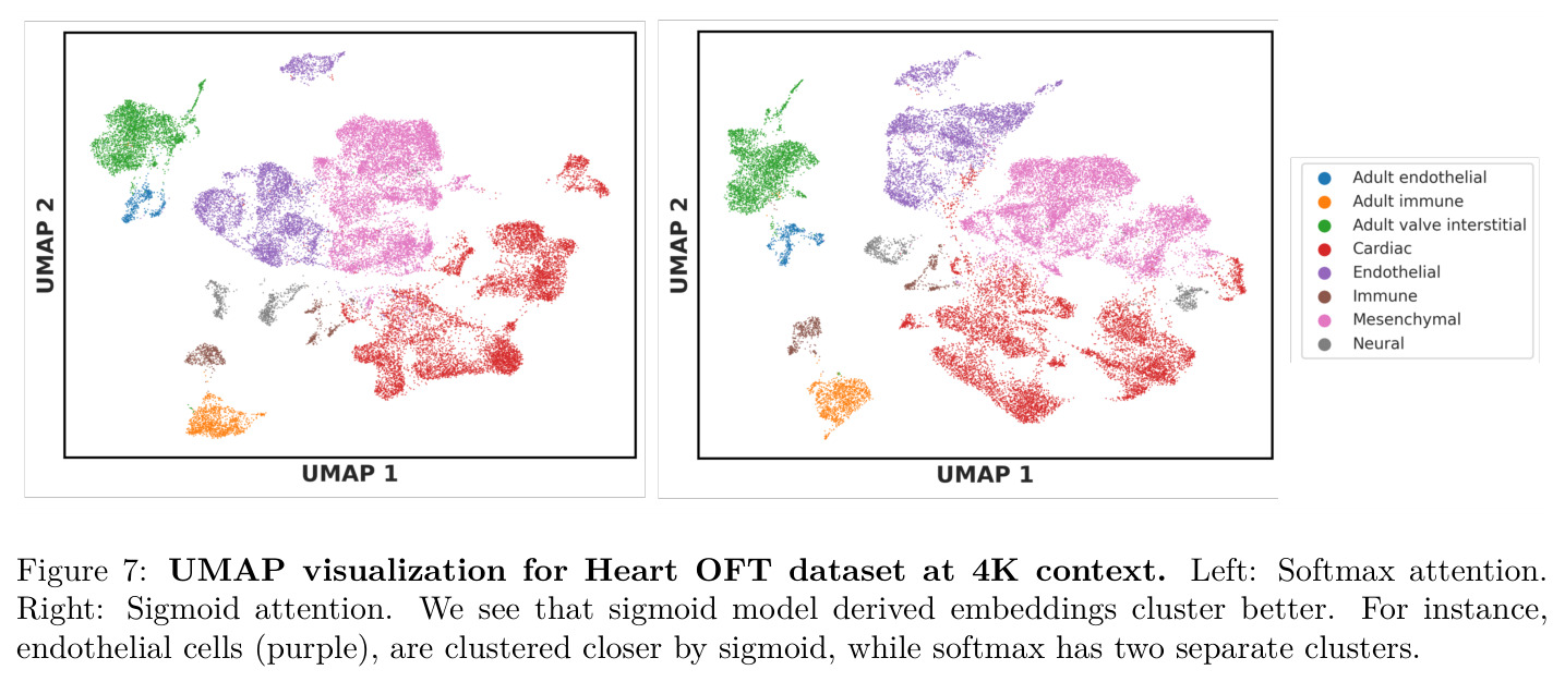 Heart OFT 数据集在 4K 上下文下的 UMAP 可视化