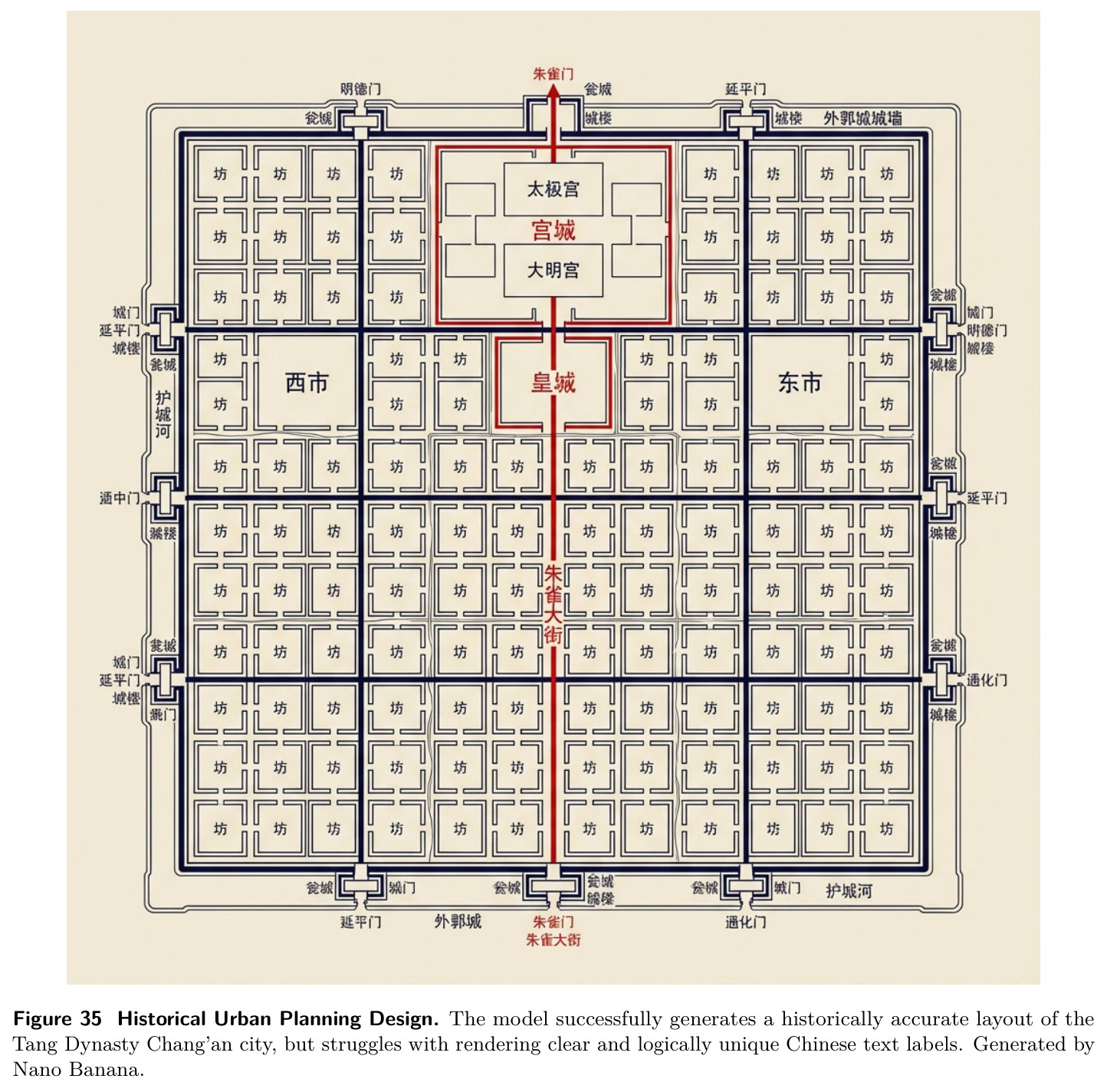 Historical Urban Planning Design.