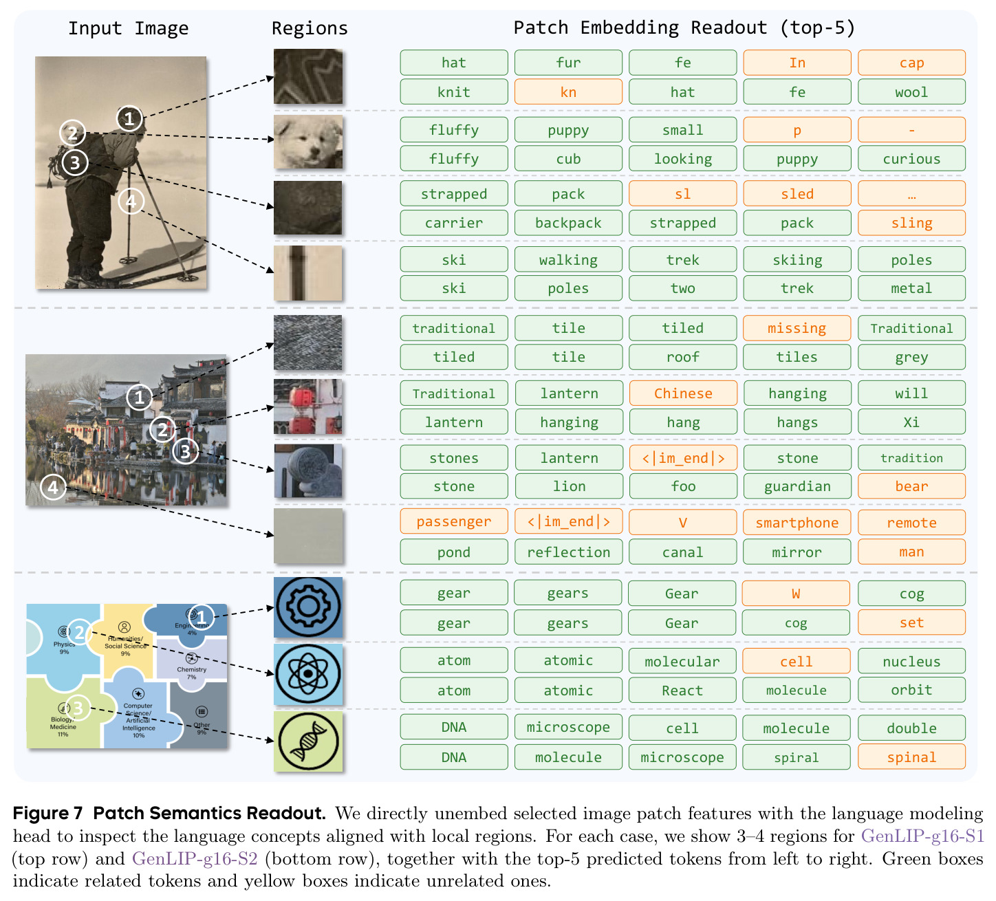 Patch Semantics Readout