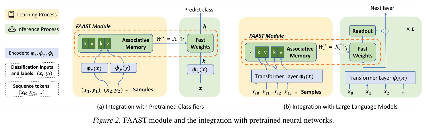 FAAST module and the integration with pretrained neural networks.