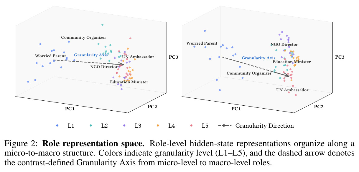 Role representation space