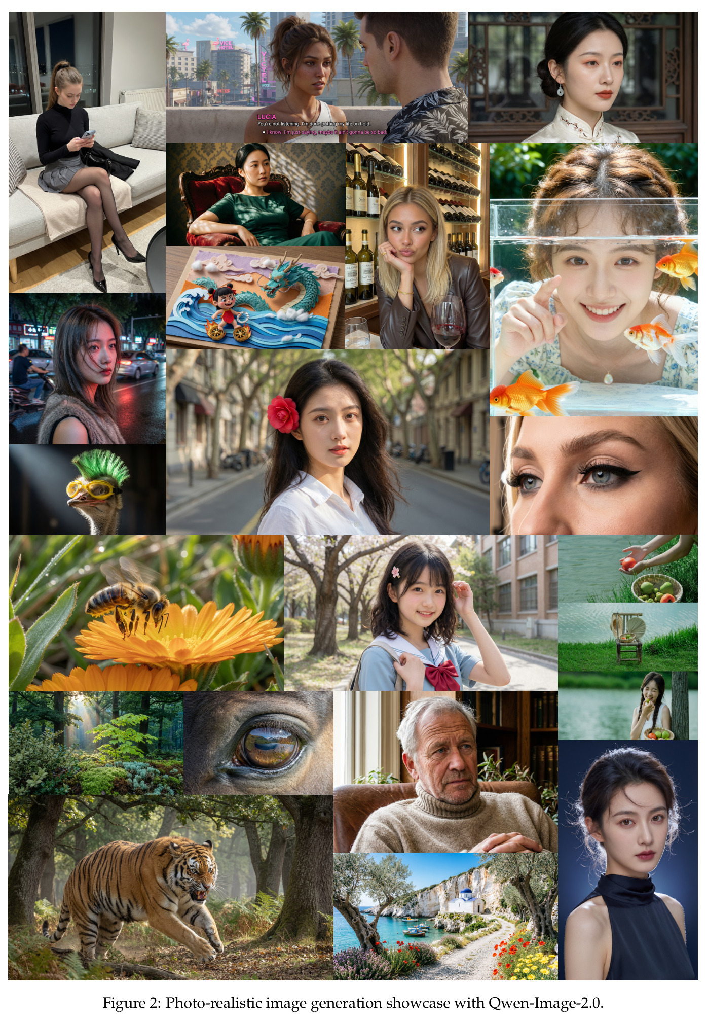 Qwen-Image-2.0照片级真实感图像生成展示