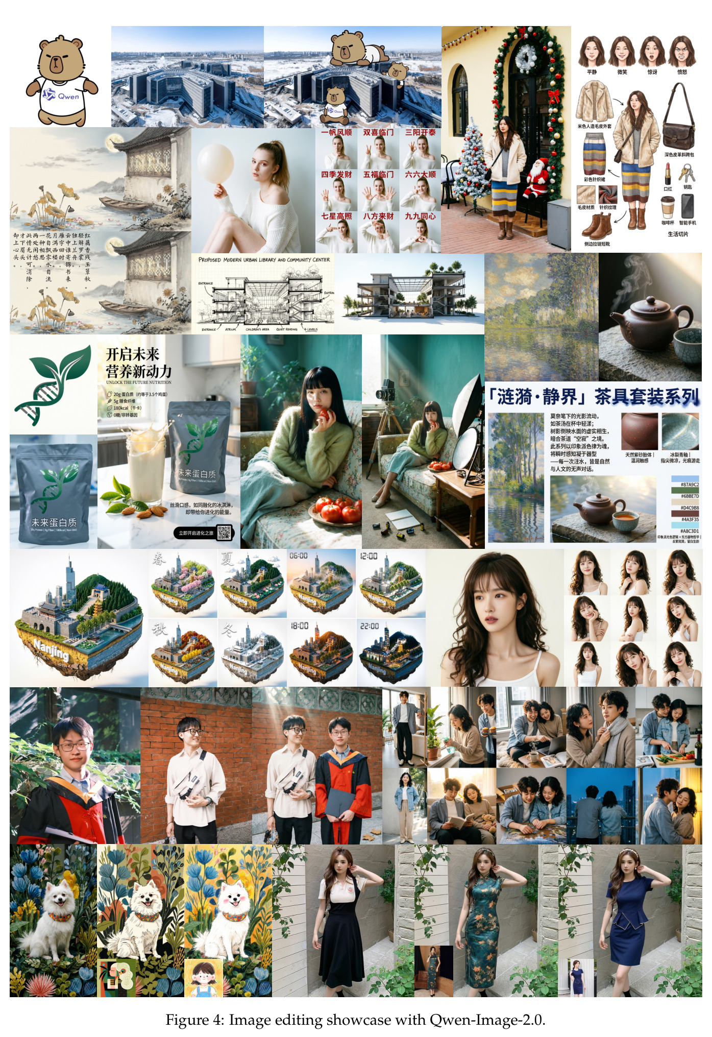 Qwen-Image-2.0图像编辑展示