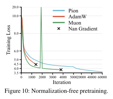 Normalization-free pretraining