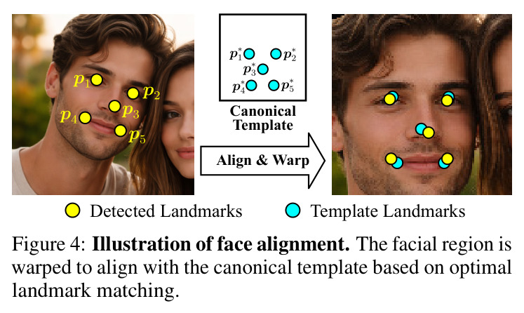 Illustration of face alignment