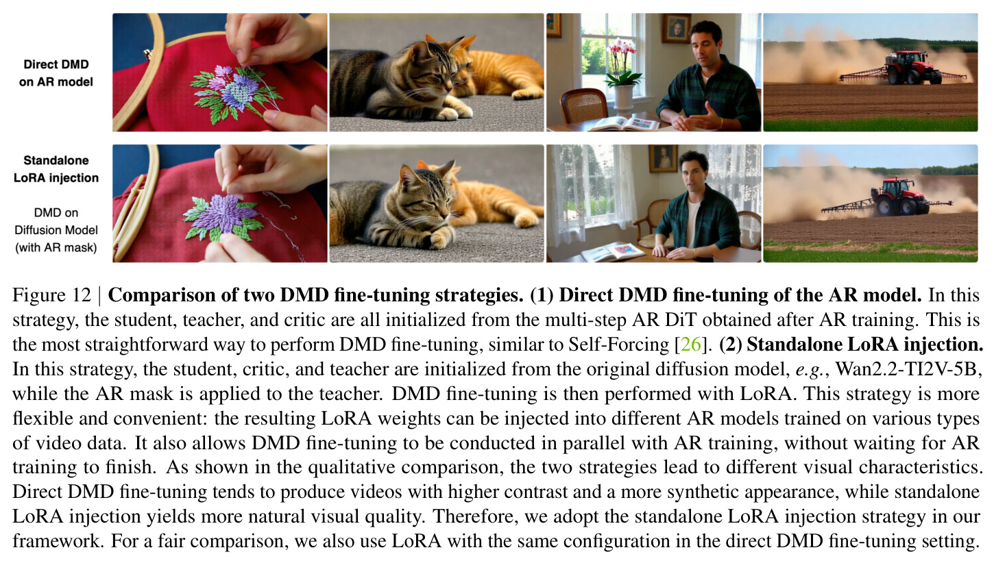 Comparison of two DMD fine-tuning strategies.