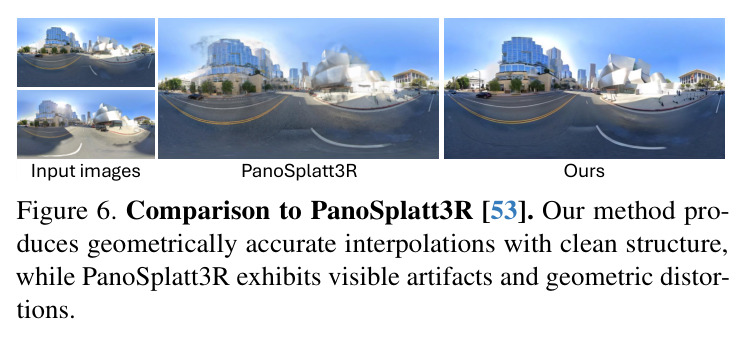 Comparison to PanoSplatt3R