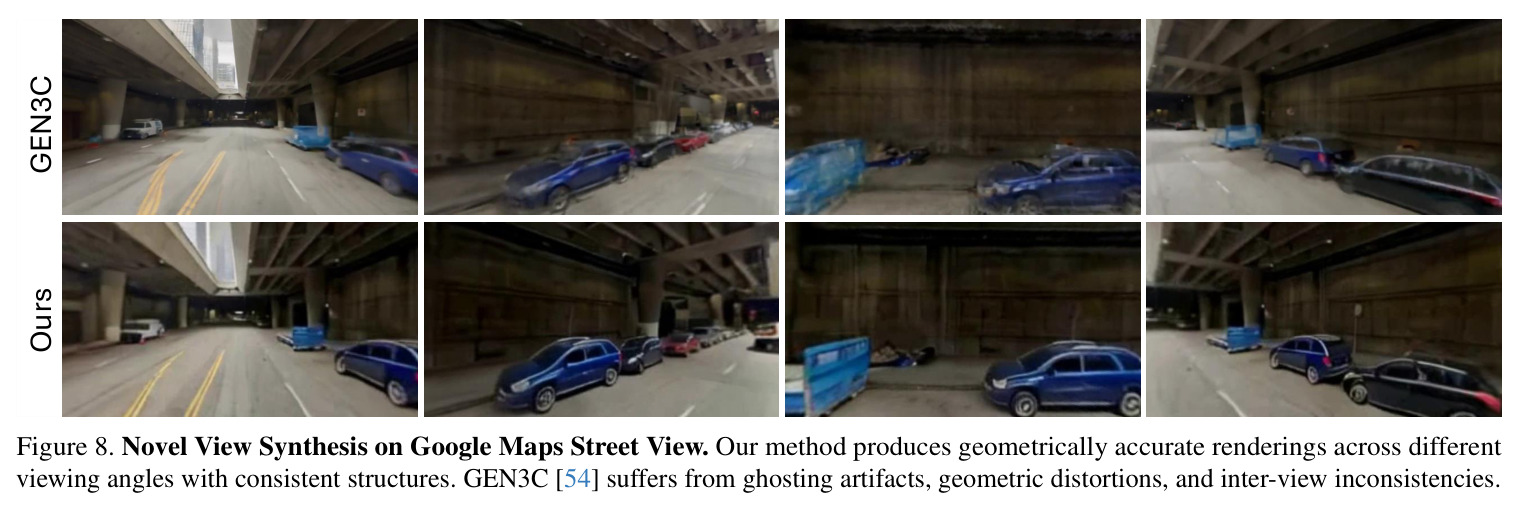 Novel View Synthesis on Google Maps Street View