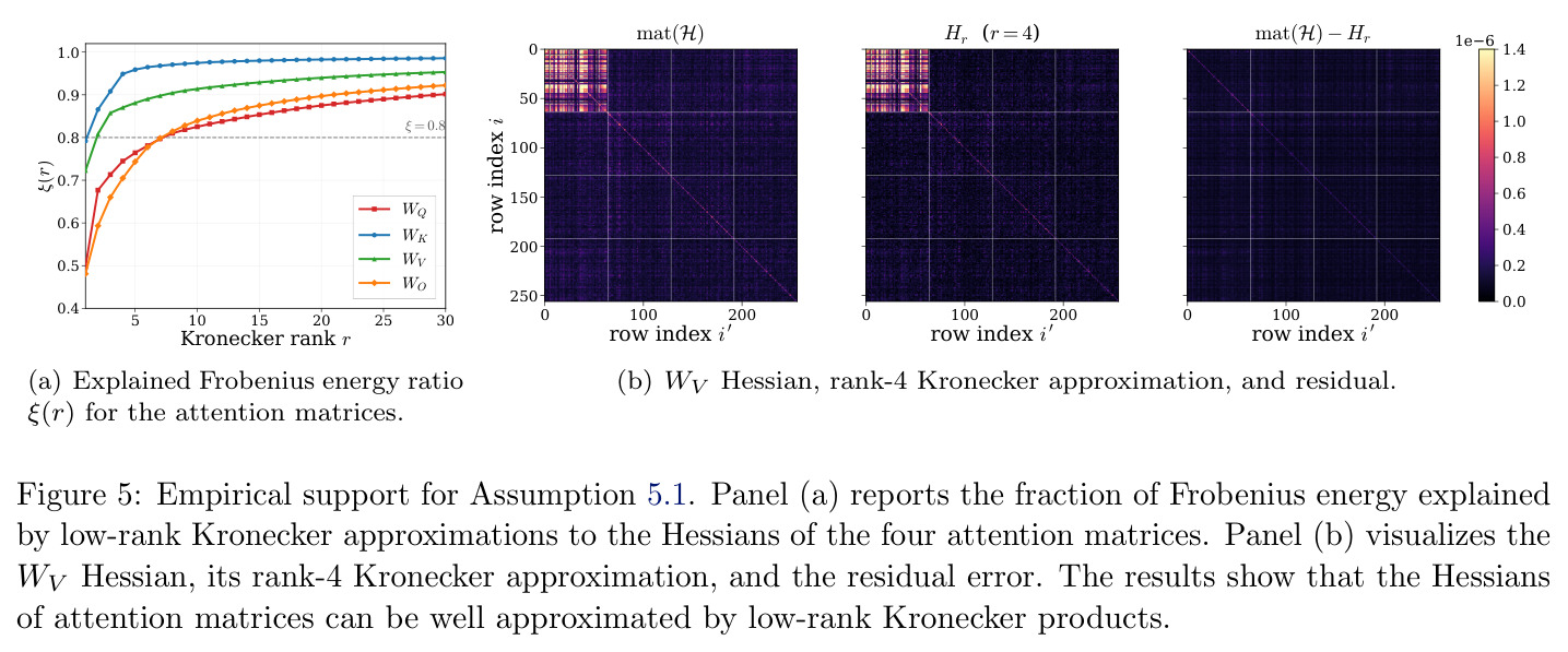 Empirical support for Assumption 5.1.
