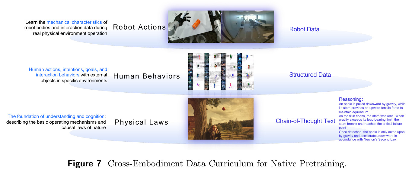 Cross-Embodiment Data Curriculum for Native Pretraining.