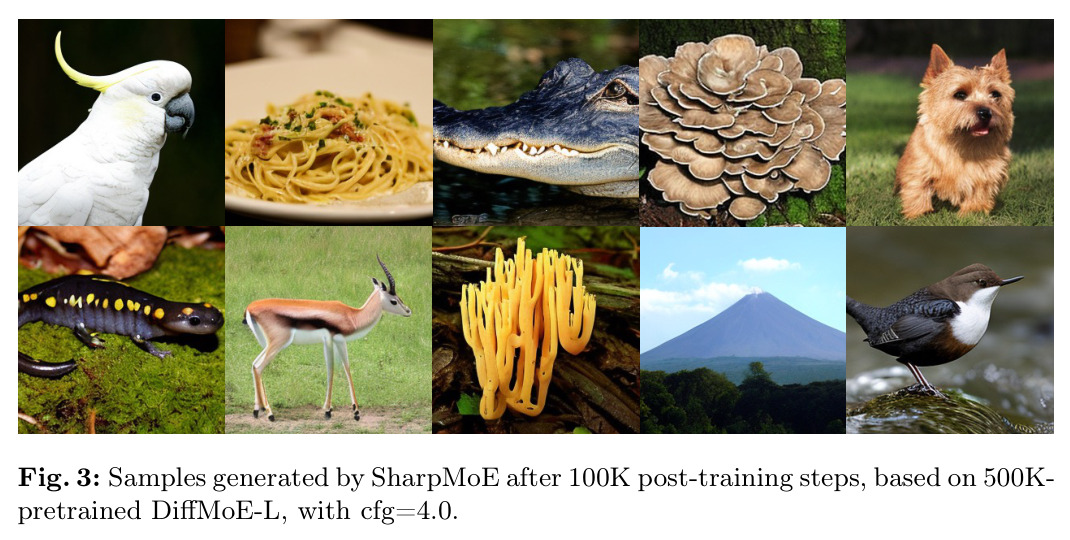 Samples generated by SharpMoE after 100K post-training steps.
