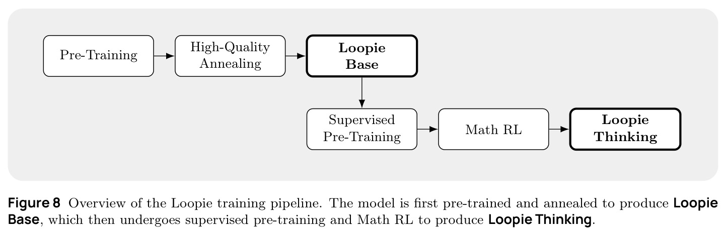 Overview of the Loopie training pipeline.