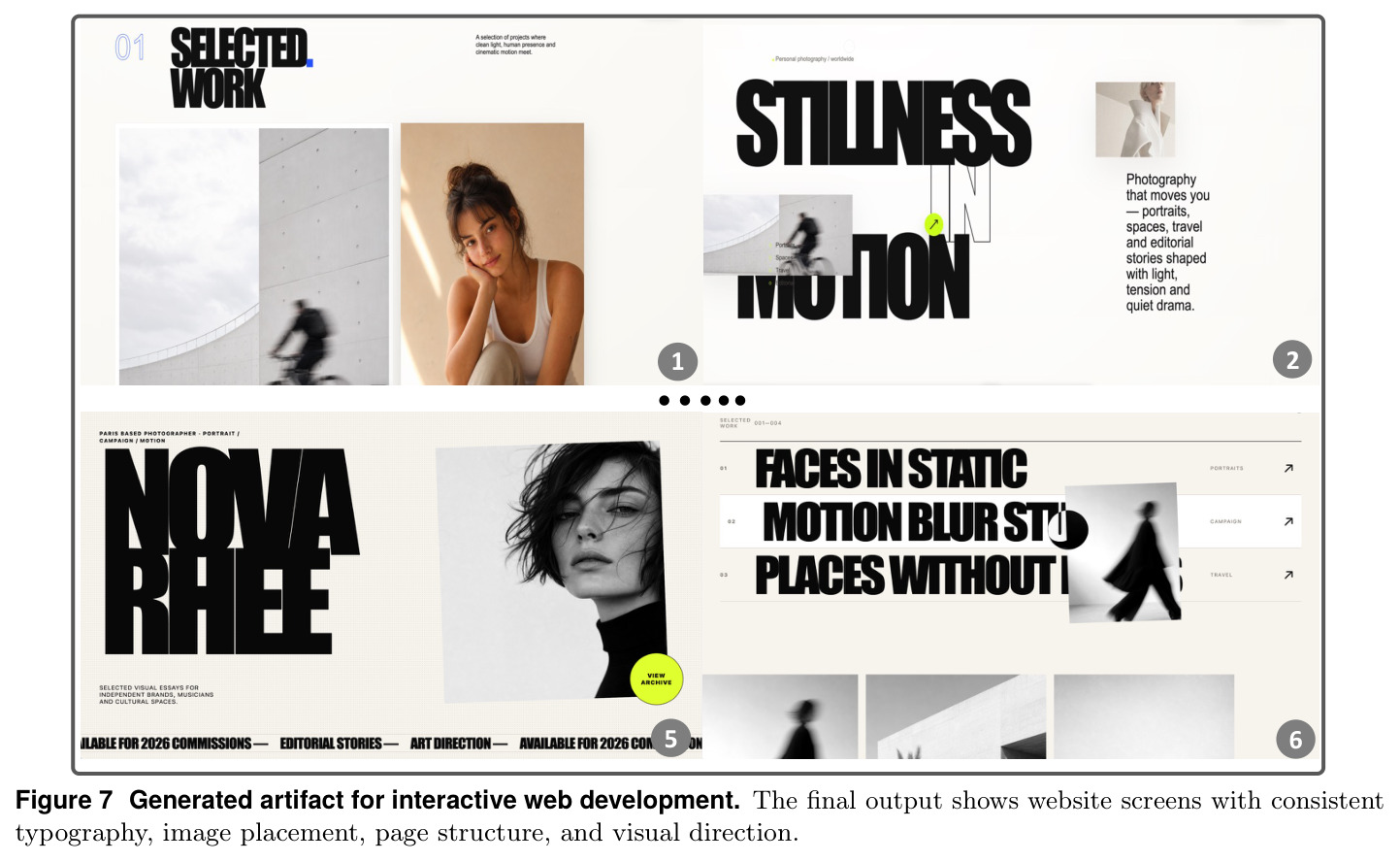 Generated artifact for interactive web development