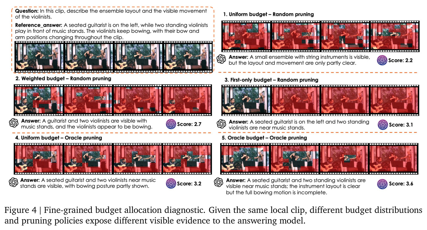 Fine-grained budget allocation diagnostic