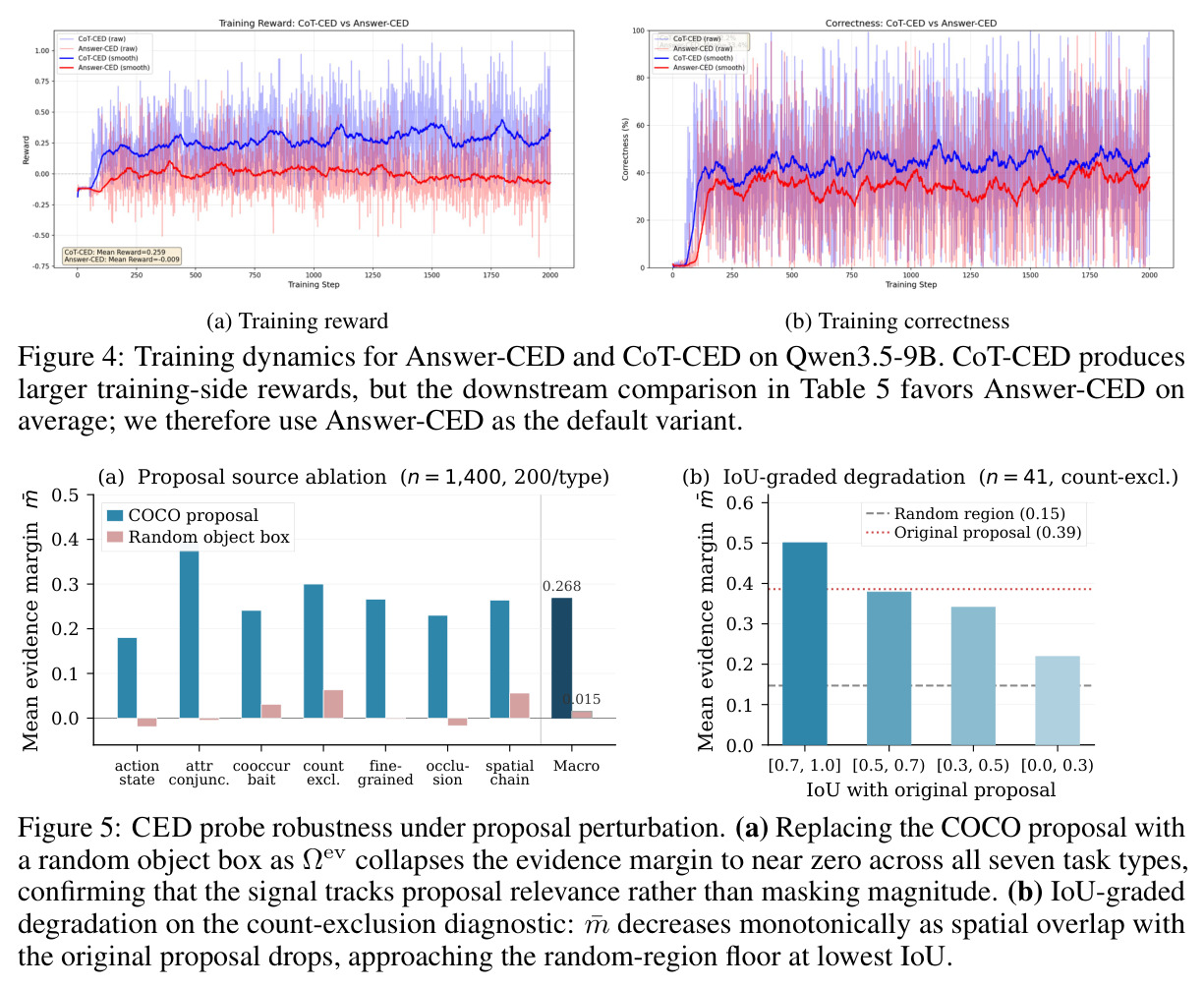 CED probe robustness under proposal perturbation