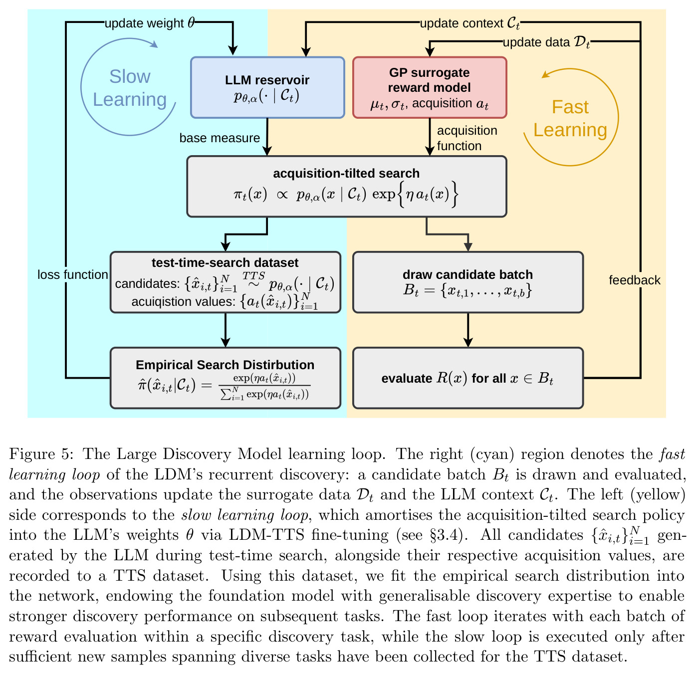 The Large Discovery Model learning loop