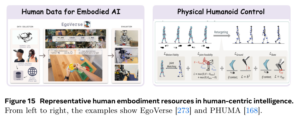Representative human embodiment resources in human-centric intelligence.