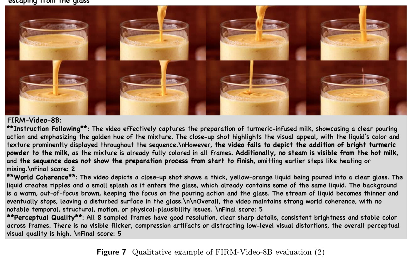 Qualitative example of FIRM-Video-8B evaluation (2)