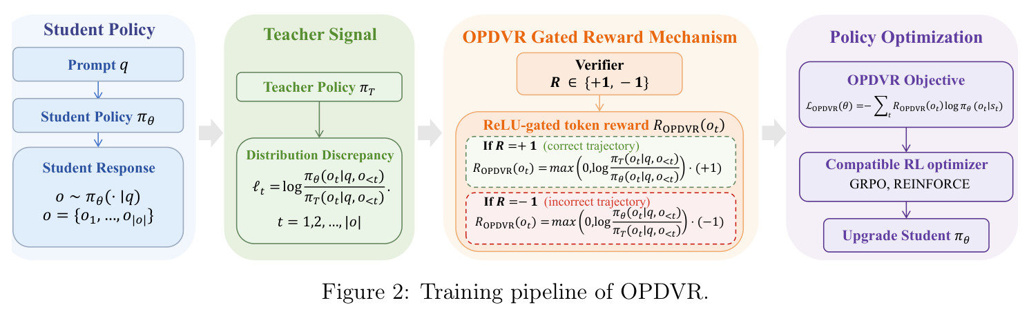 Training pipeline of OPDVR.