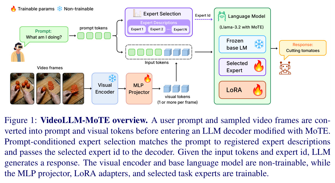 VideoLLM-MoTE overview