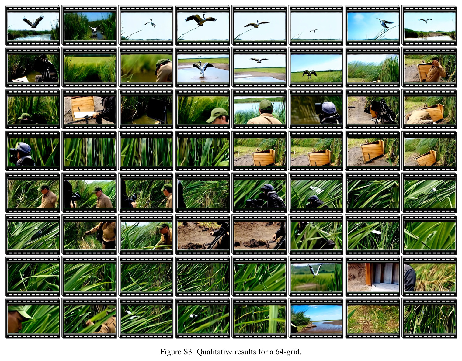 Long-form multi-shot video generation across diverse visual styles.