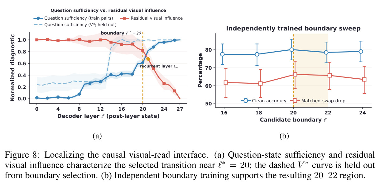 Localizing the causal visual-read interface.